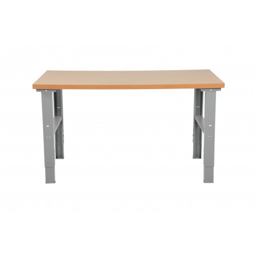 Robustna in močna delovna miza - 2000 mm - Vezana plošča - Brez
