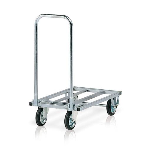 Galvanizirani skladiščni vozički s podaljškom - 200 kg - Odprta